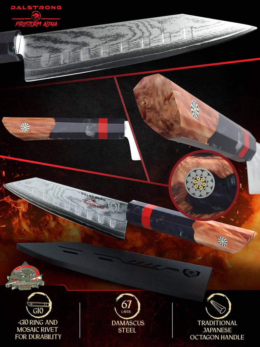 Santoku Knife 7" Firestorm Alpha Series Dalstrong © Dalstrong UK