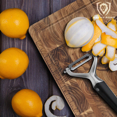 A Bar Above Professional Quality Citrus Peeler - Fruit Peeler for Oranges &  Lemons - Premium Stainless Steel Bar Tool - Garnish Citrus Zester 