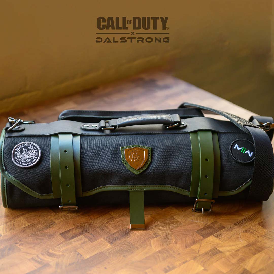 Canvas Knife Roll | Call of Duty © Edition | Black Waxed Canvas | Dals ...