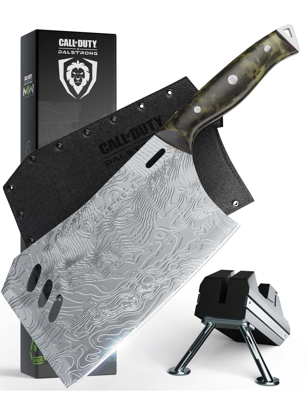 Cleaver Knife with Stand 