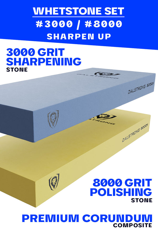 #3000 / #8000 Grit | Premium Whetstone Set | Dalstrong ©