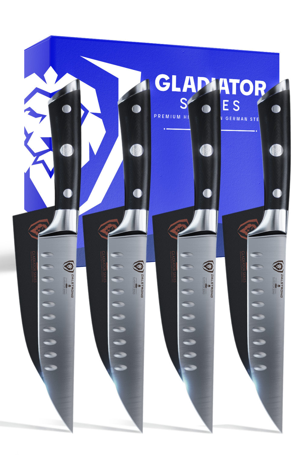 4 Piece Straight-Edge Steak Knife Set 